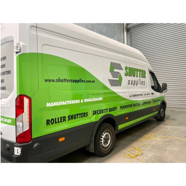 Van Signage - Shutter Supplies - Coburg North.