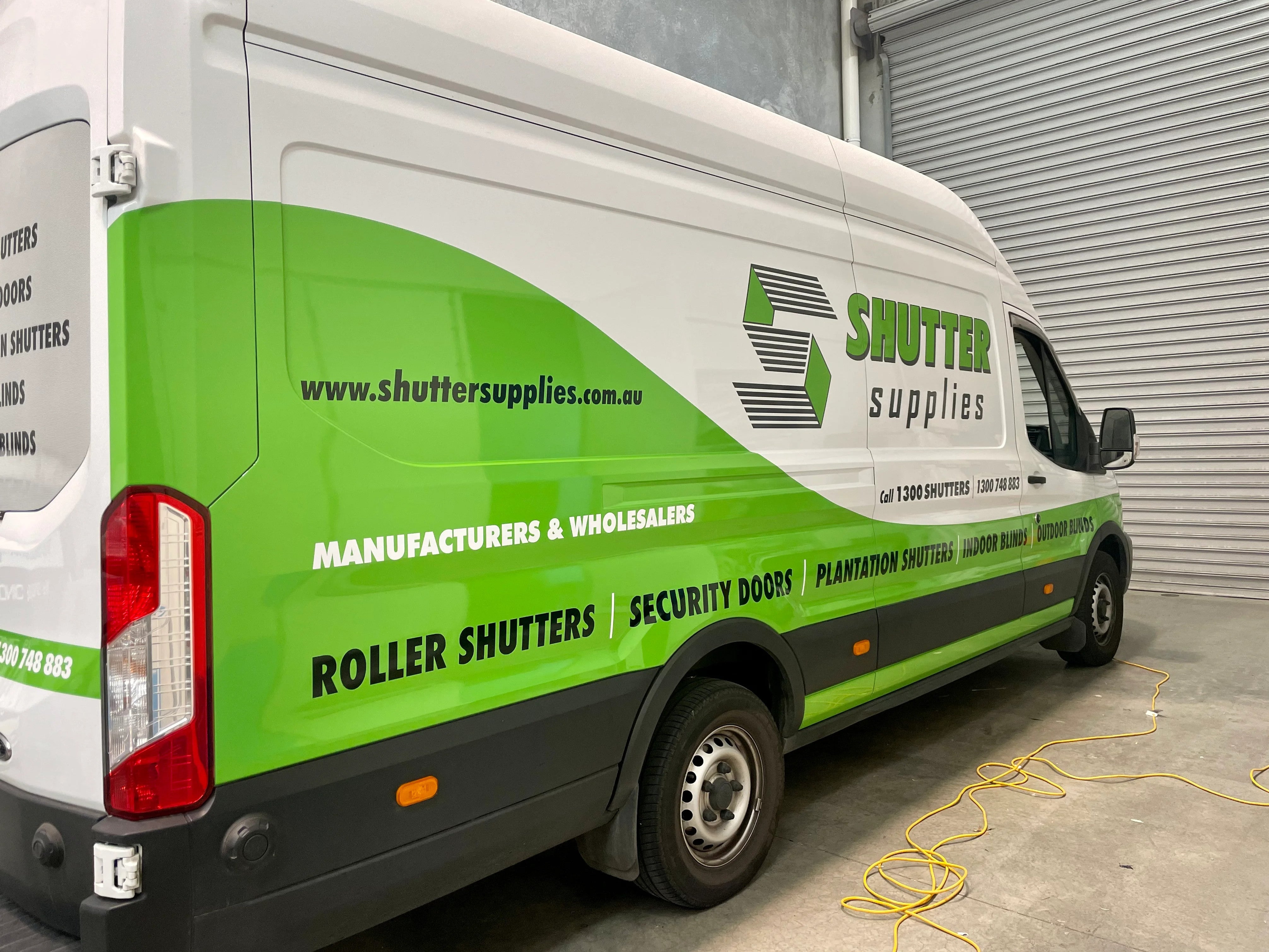 Van Signage - Shutter Supplies - Coburg North.