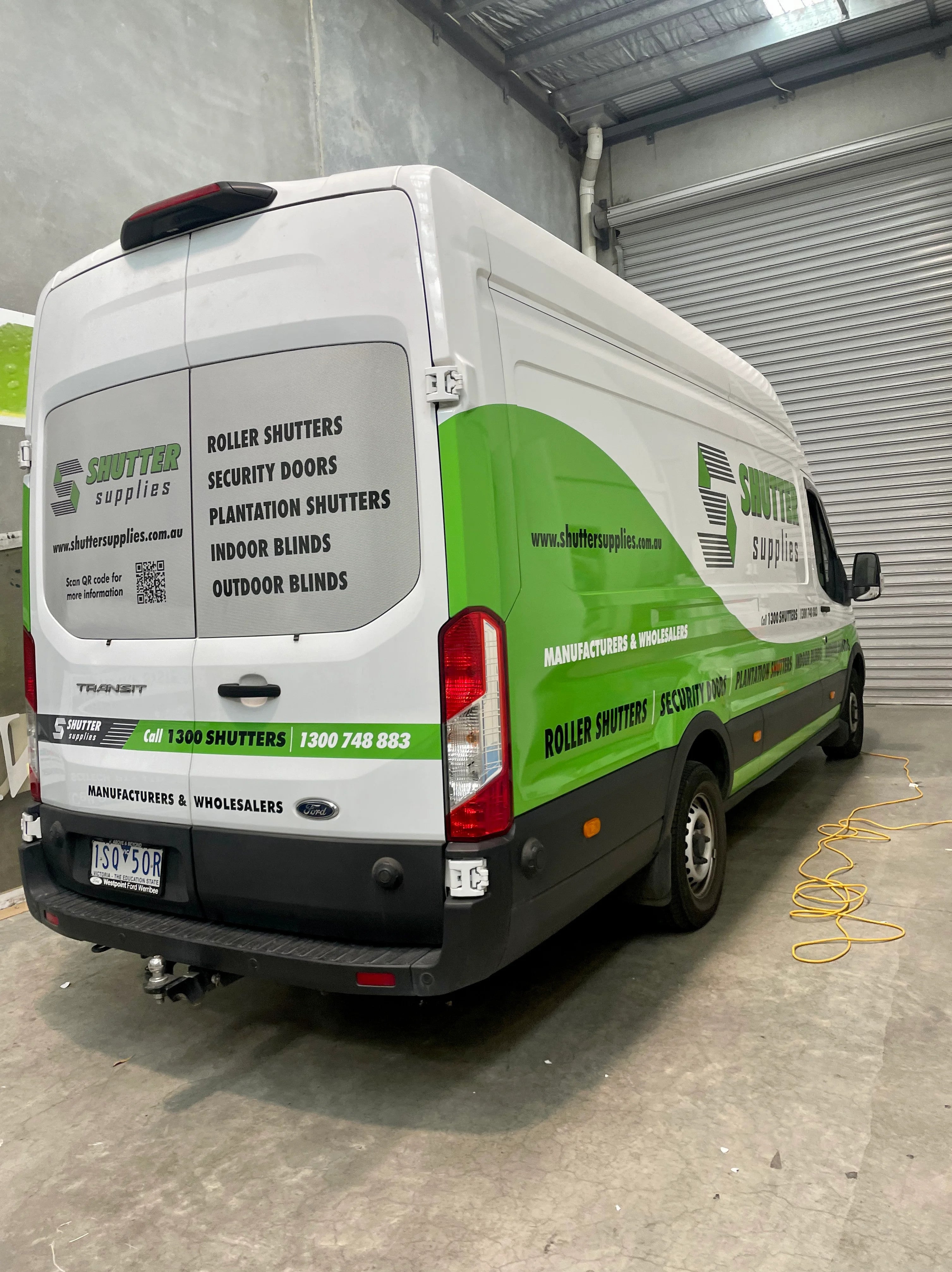 Van Signage - Shutter Supplies - Coburg North.