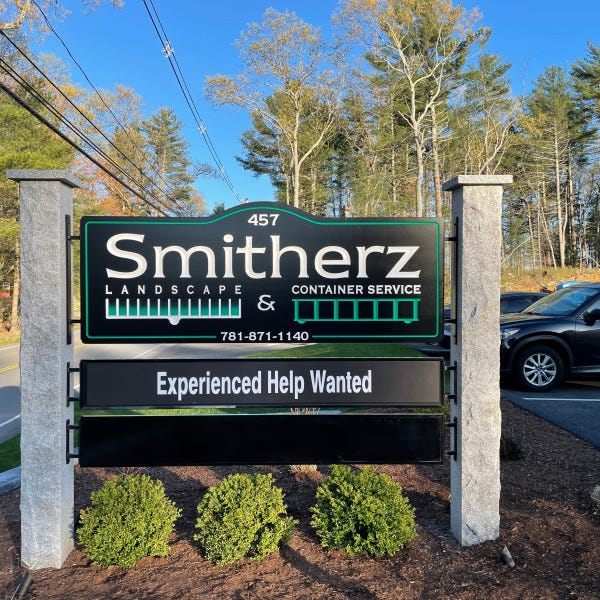 Smitherz V-Carved Street Sign