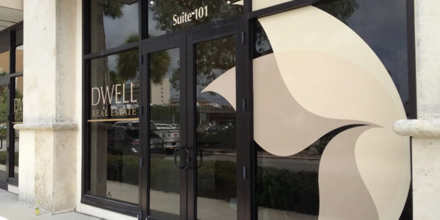 Window decals are easy to apply and remove