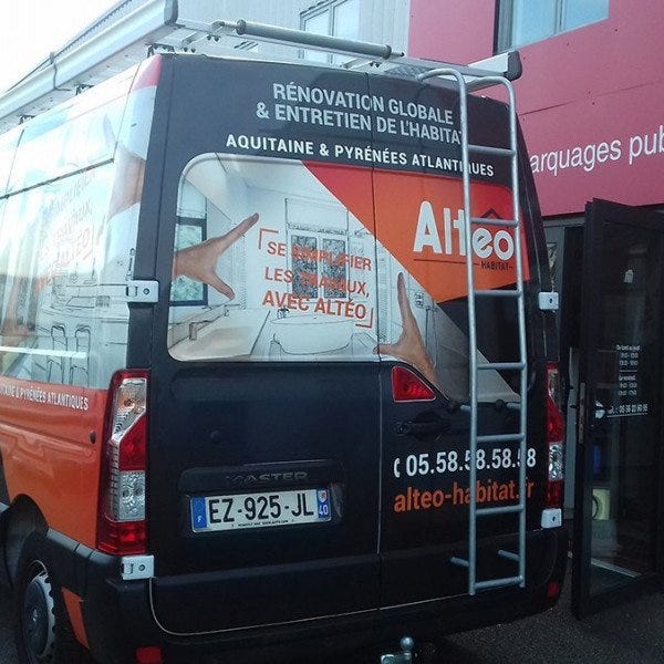 Covering publicite véhicule et camion