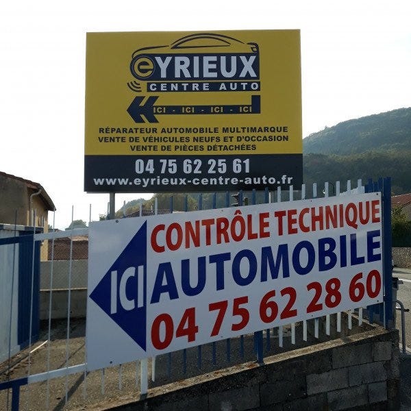 Enseigne panneau 4x3 à Valence - Panneau de pré-signalisation