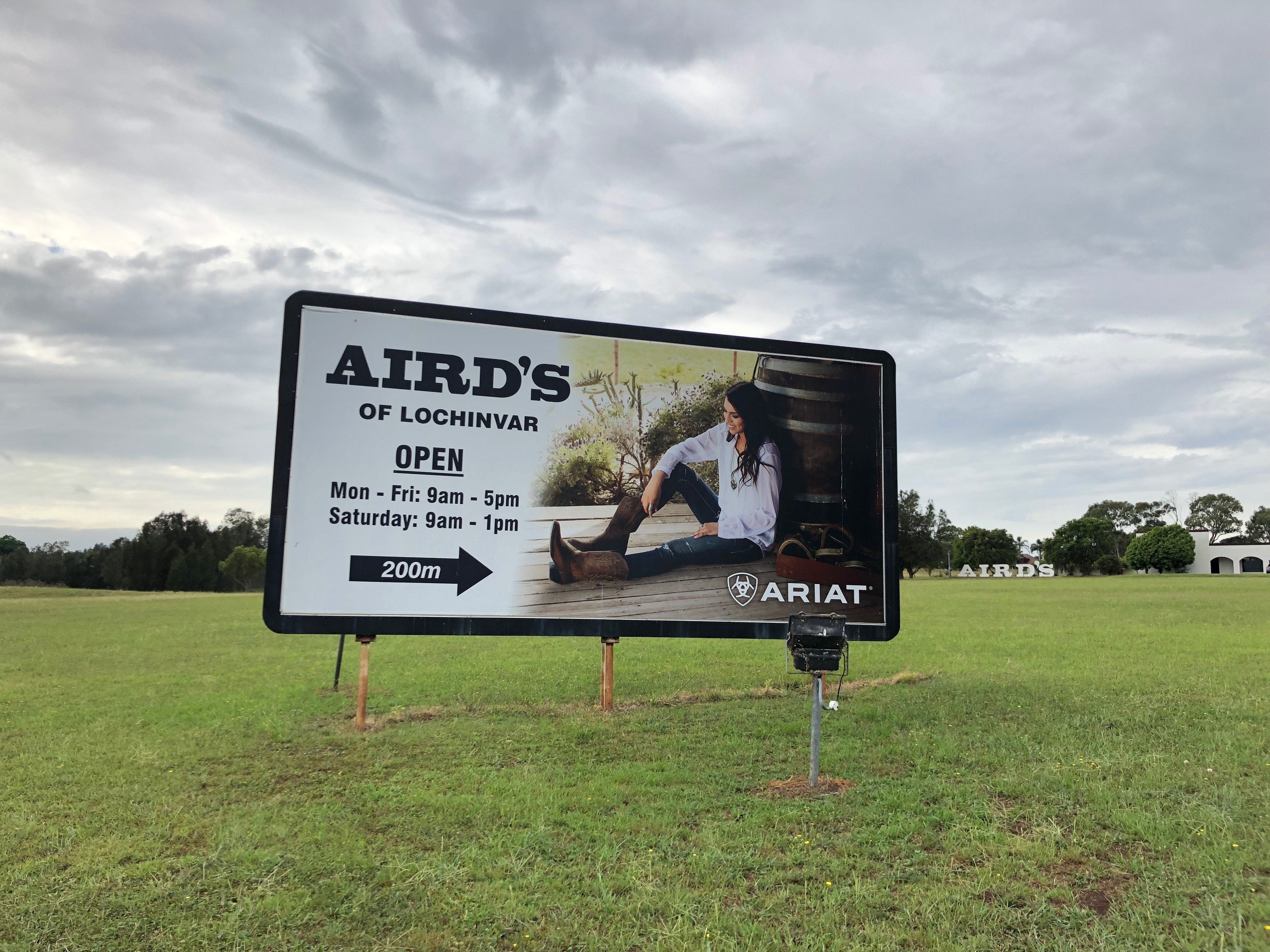 Eyecatching billboards