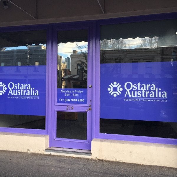 Eye catching window graphics