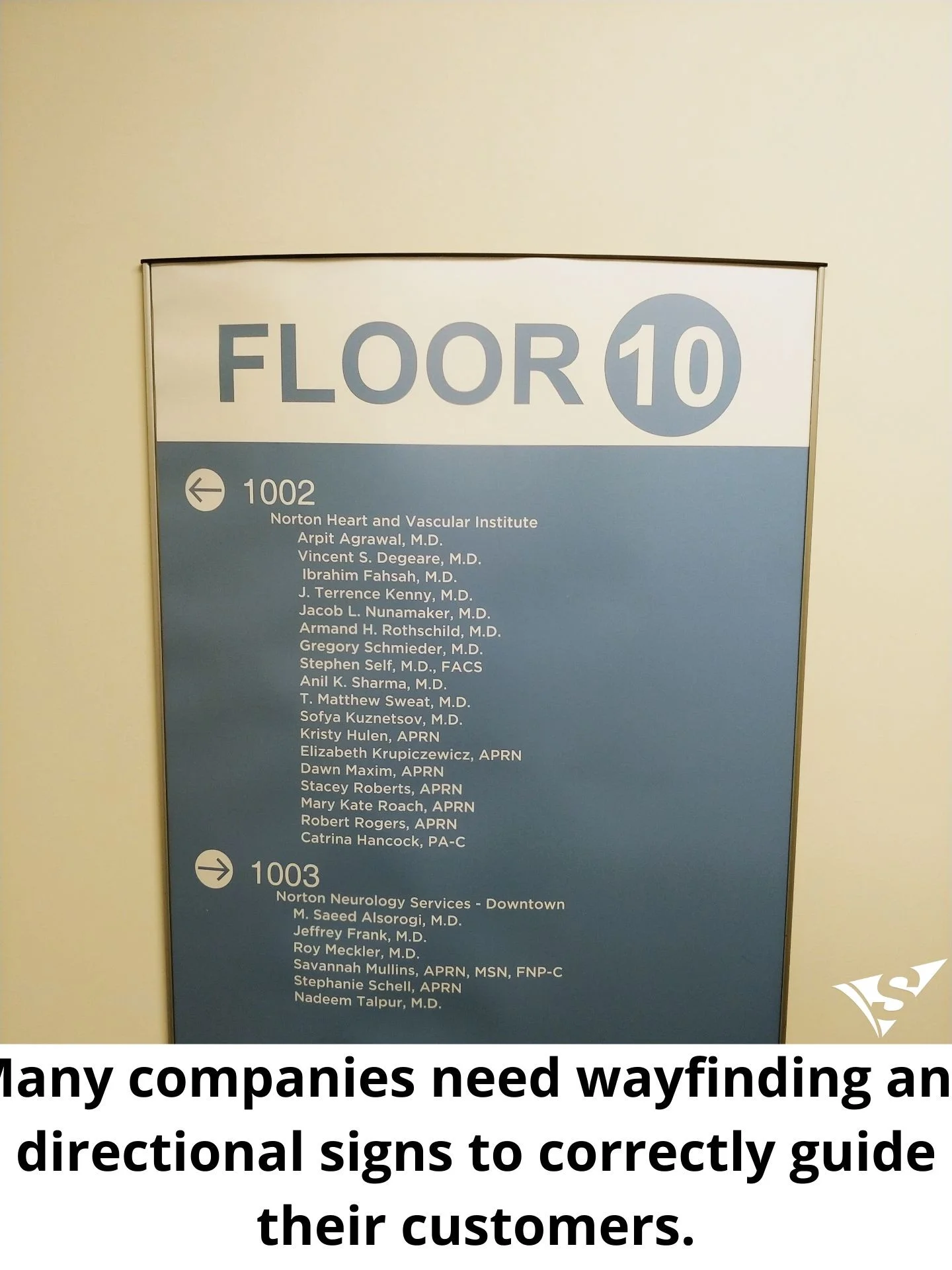 Wayfinding, Directional and Safety Signs