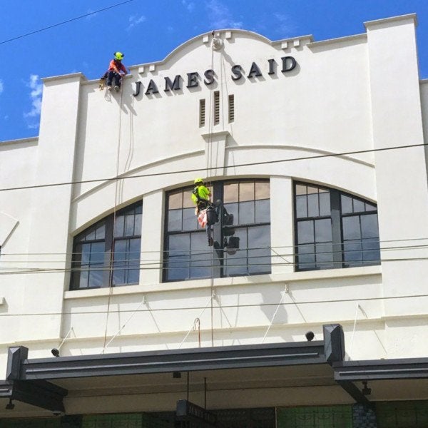 Iconic Former "Mossgreen" Building Now "James Said" Building