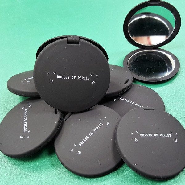 Goodies miroirs_marquage tampographie_gomme noir mat_Signarama Valparisis95
