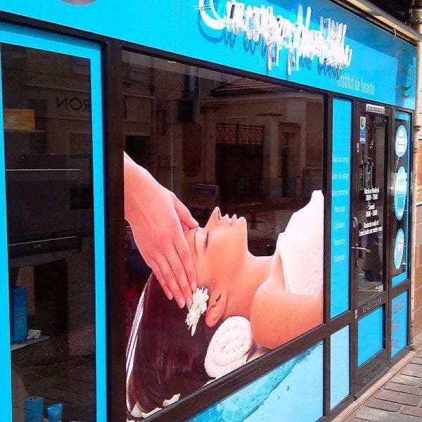 Marquage vitrine