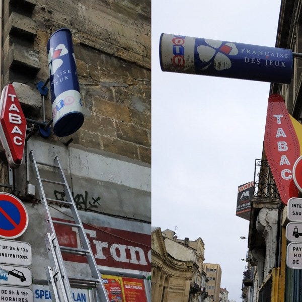 Remplacement enseigne tombée - Pose enseigne - Signarama Bordeaux Sud