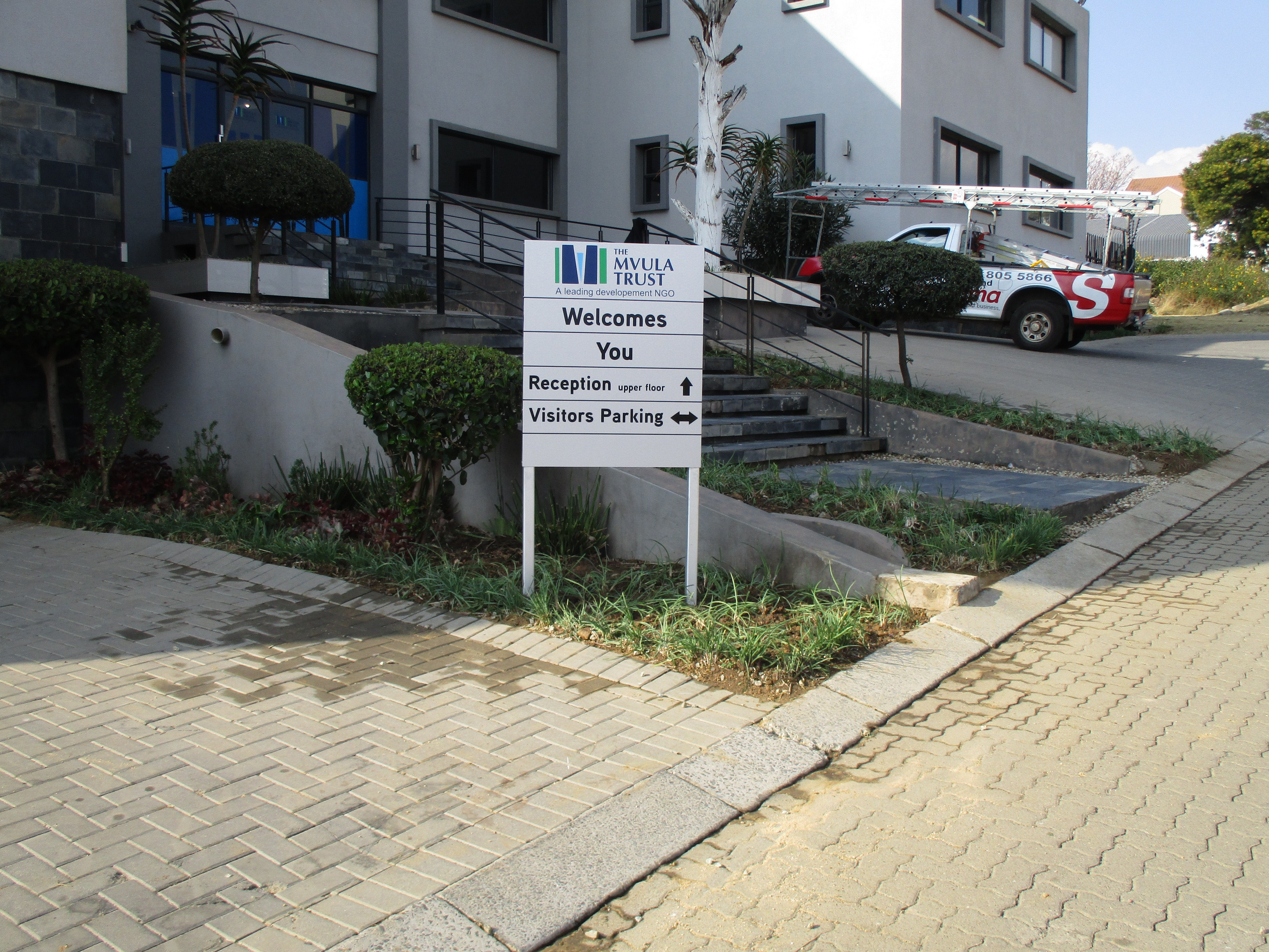 Branding new offices for The Mvula Trust Signarama Midrand
