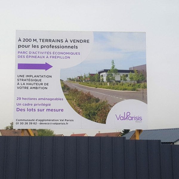 Panneau 4x3m _agglomération du Valparisisi_Signarama Valparisis95