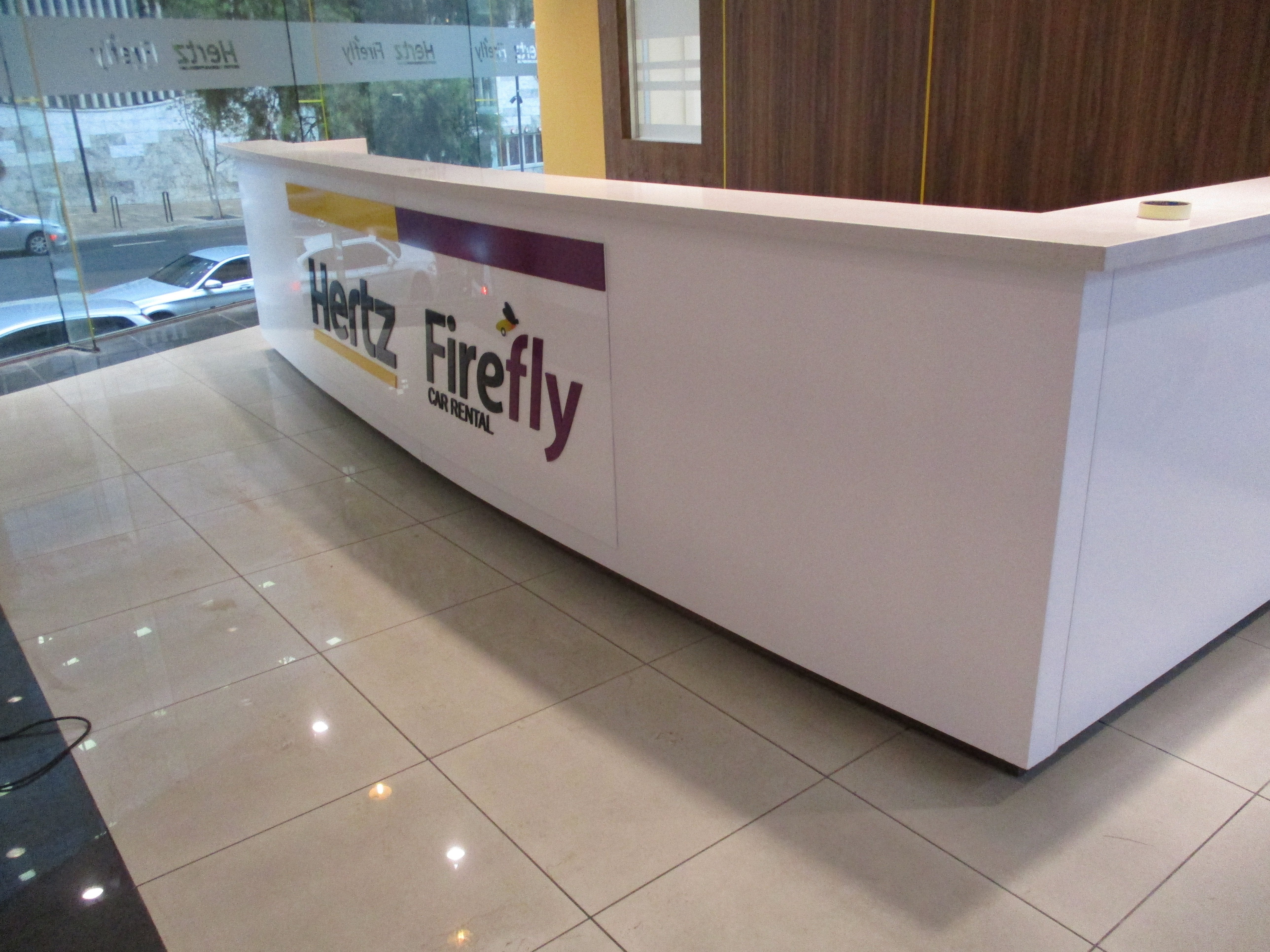 Branding new office for Hertz Firefly in Sandton Johannesburg