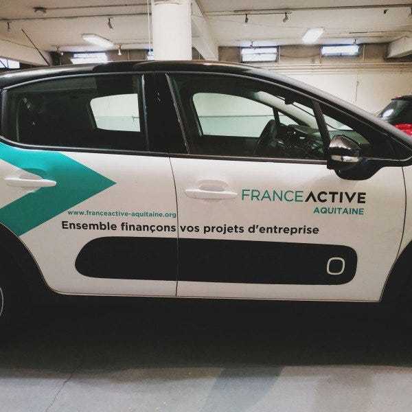 Marquage véhicule Citroen C3 - Adhésifs - Signarama Bordeaux Sud