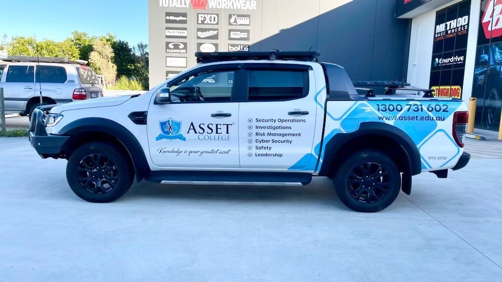 Asset College Vehicle Signage