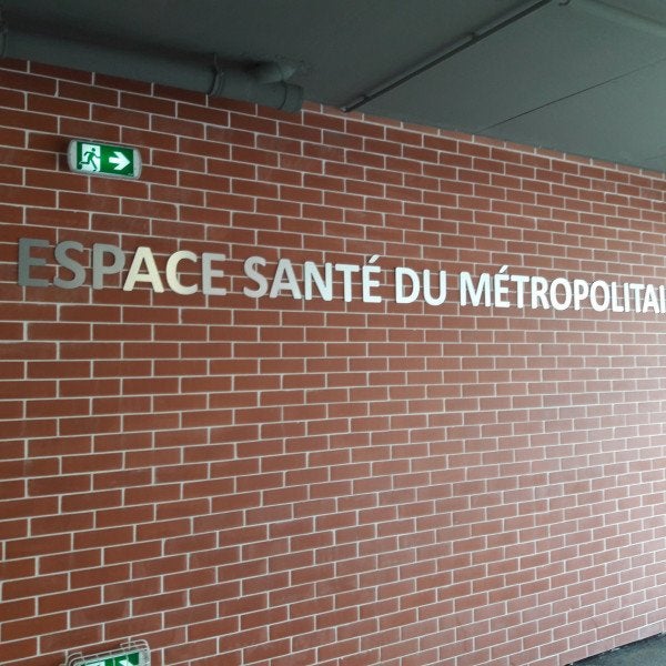 Espace Santé Lettres découpées en aluminium composite Signarama Nantes