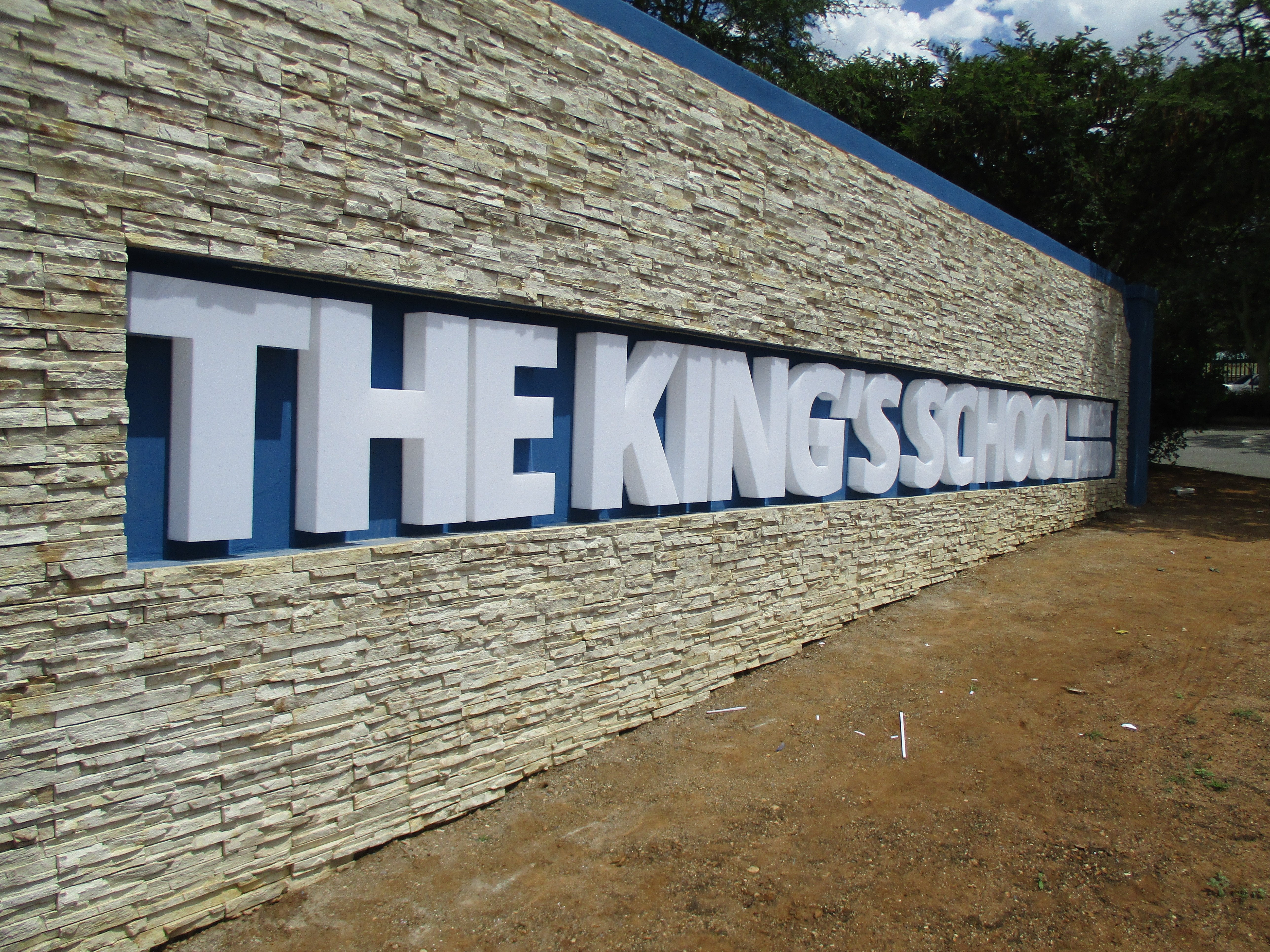 The King's School Monument sign