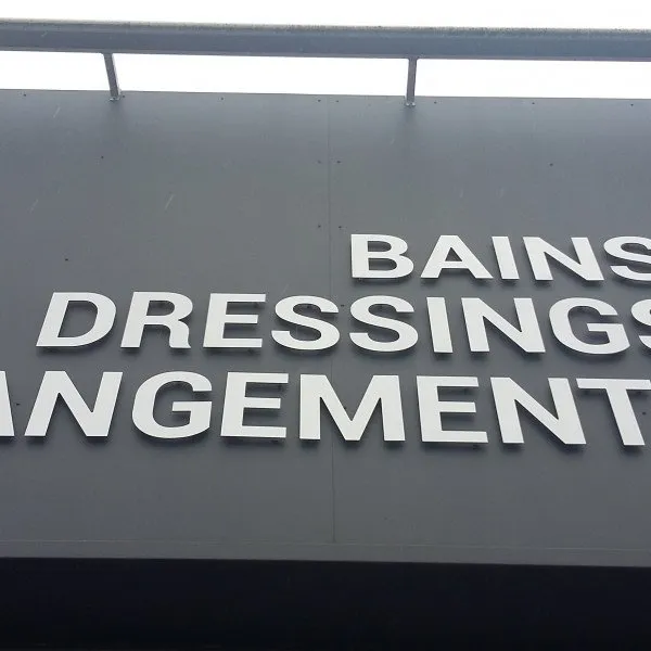 Lettres découpées en aluminium composite didond
