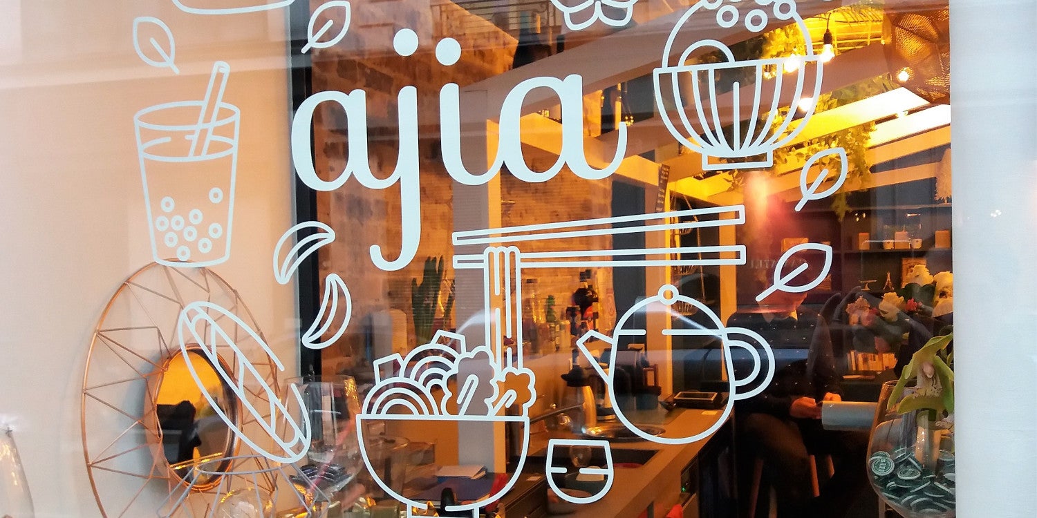 Stickers Vitrine