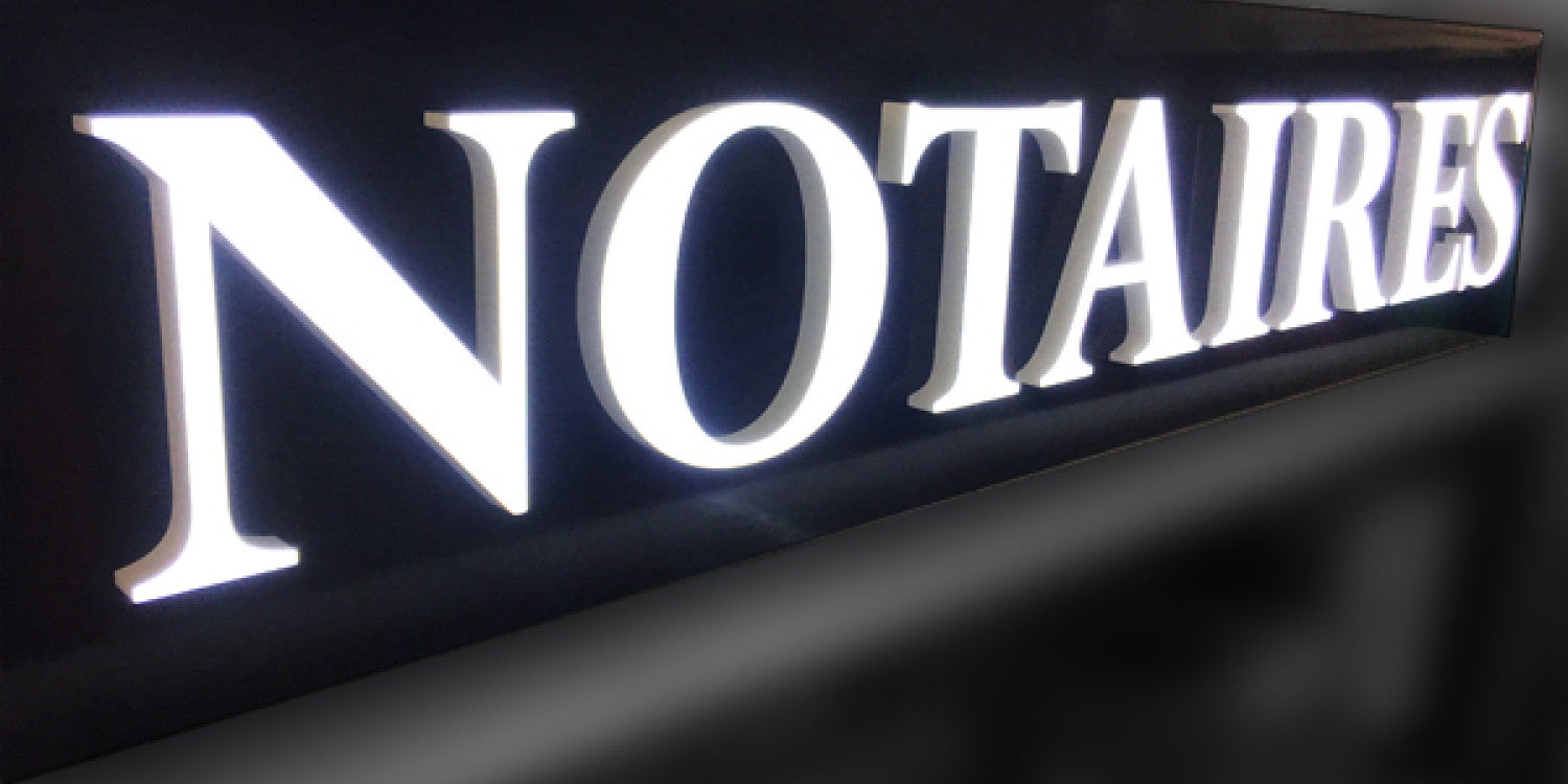 Lettres Blocs LED