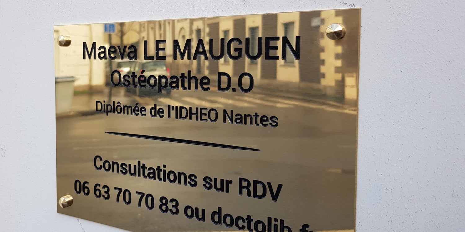 Plaque Gravée
