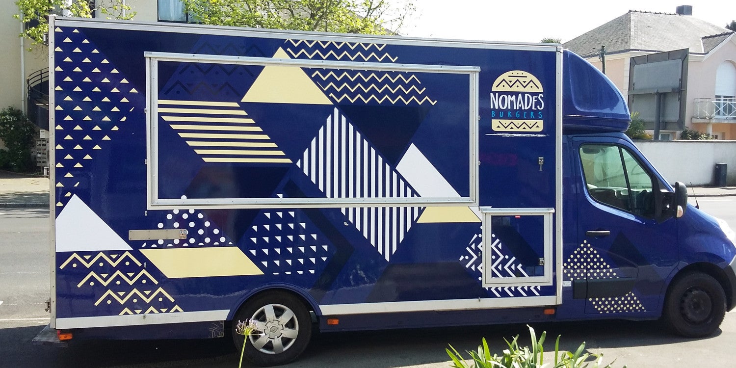 Lettrage camion