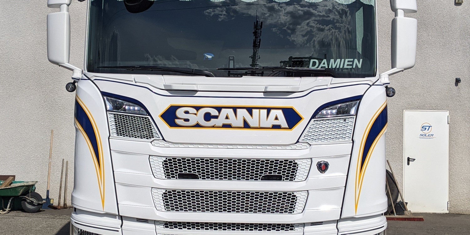 Lettrage camion