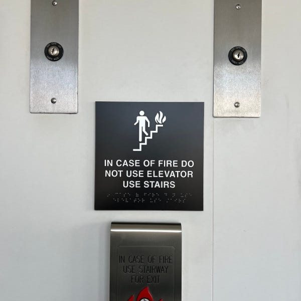 Elevator Signage