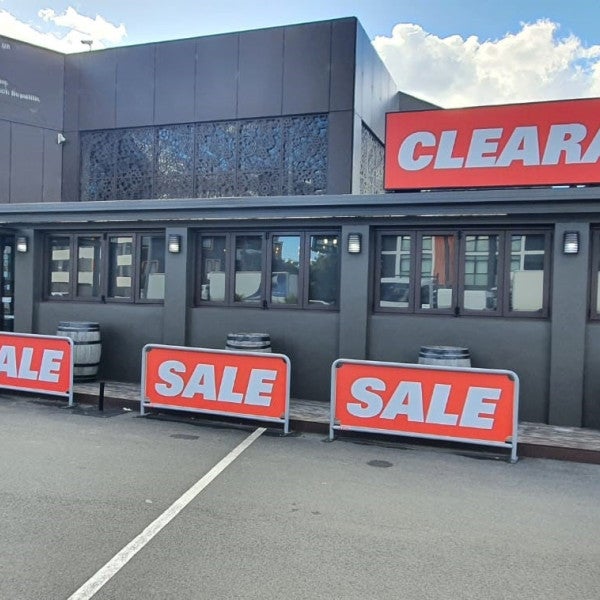 Sales and Clearance signs at Fraser