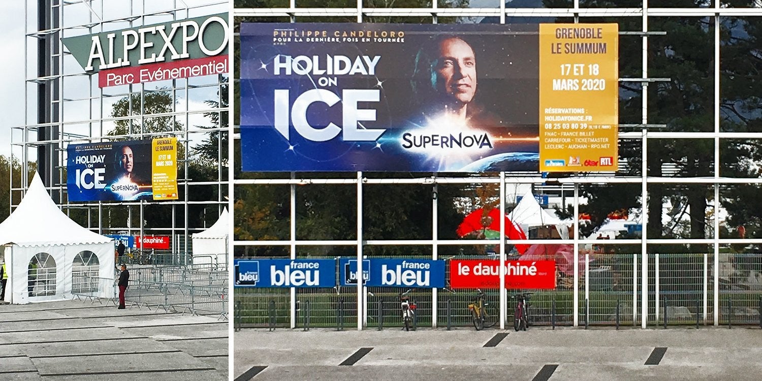 Bâche tendue grand format