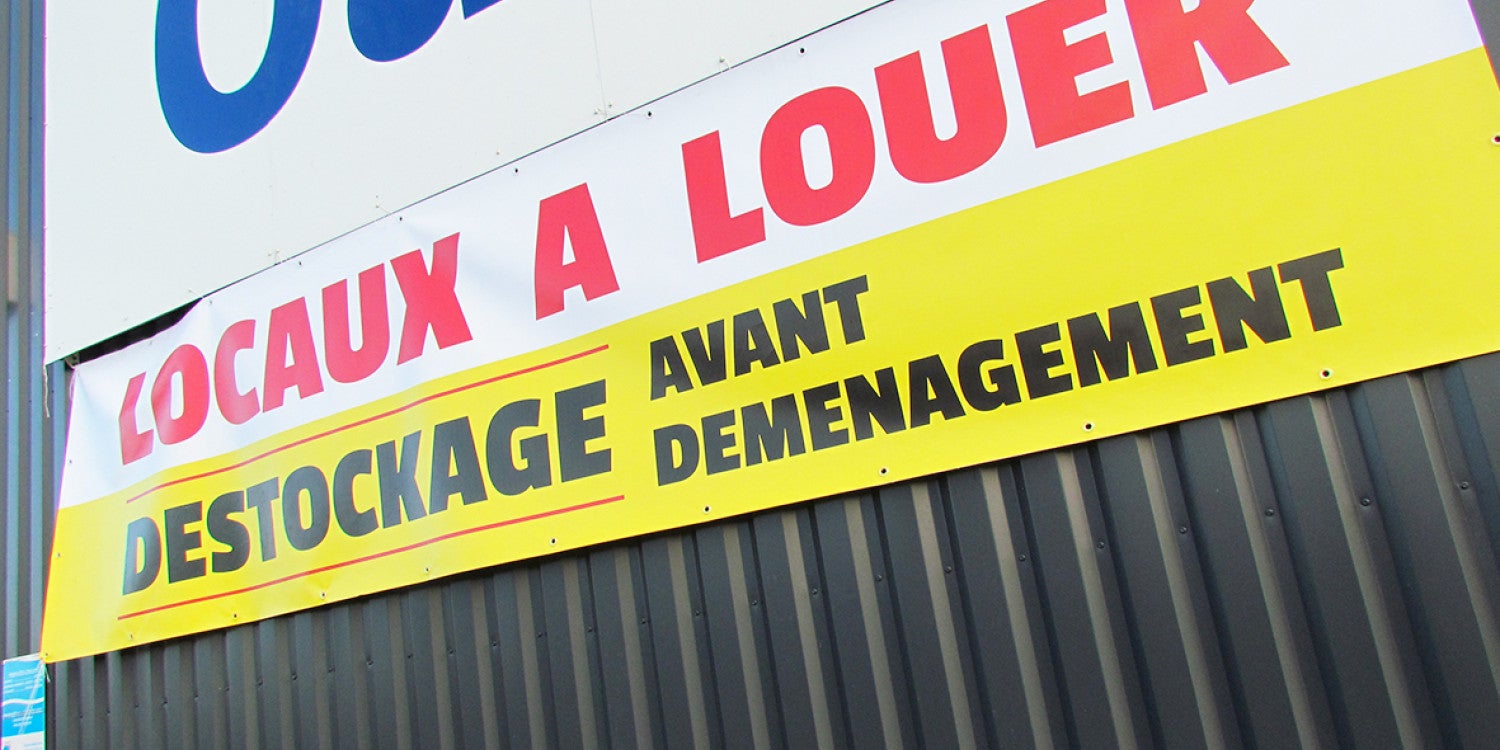 Bâche tendue grand format
