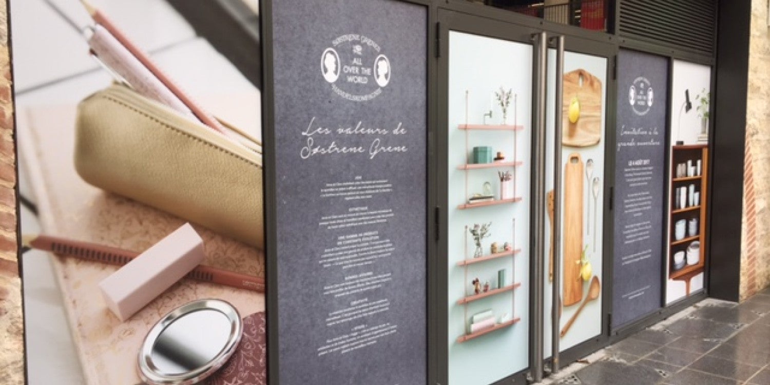 Stickers Vitrine