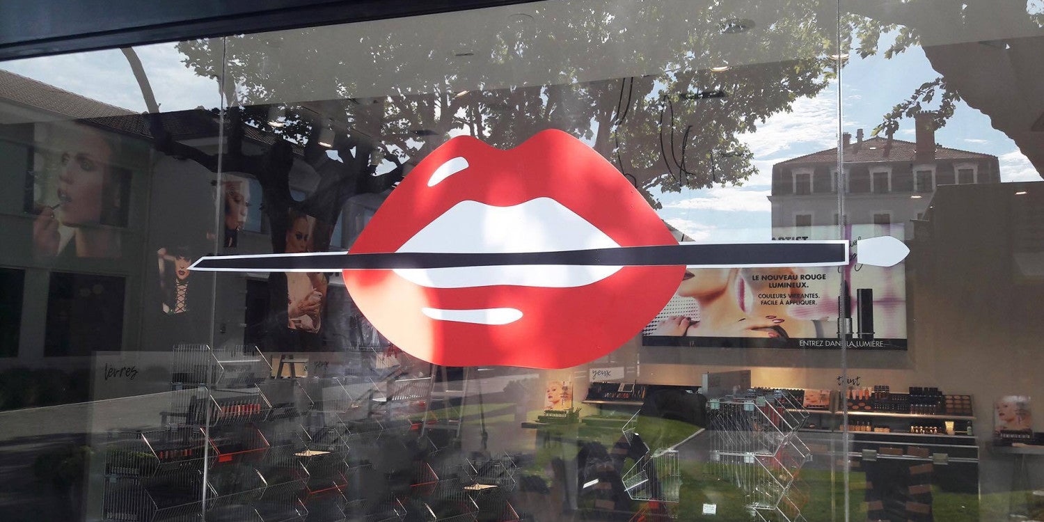 Stickers Vitrine