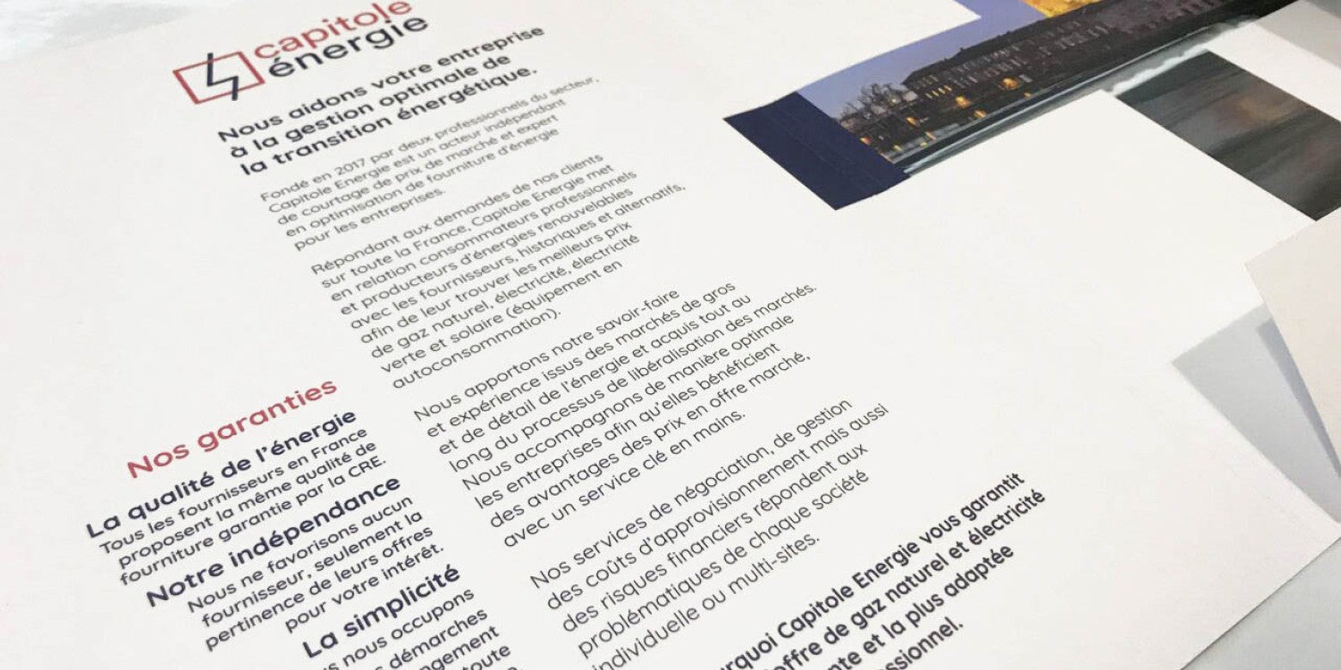 Brochure et dépliant