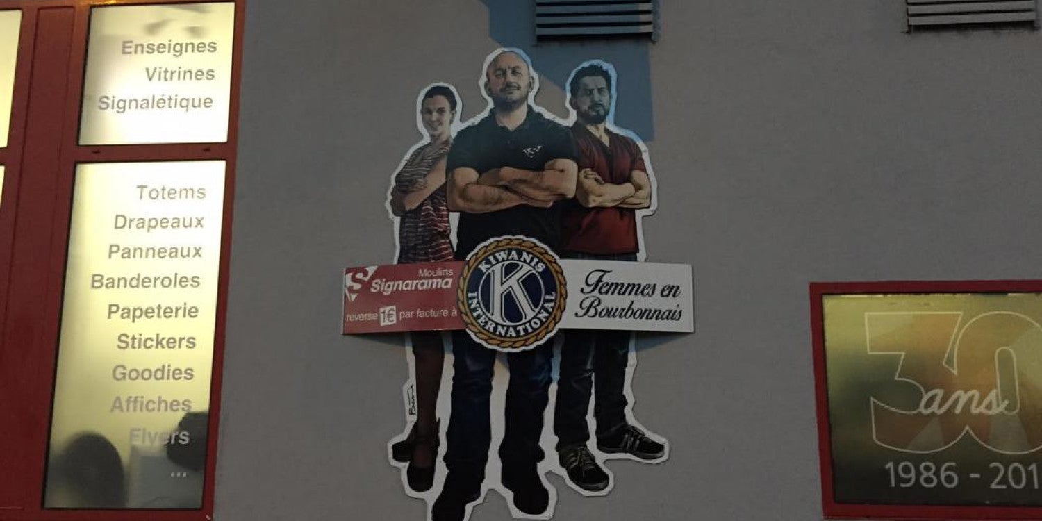 Plaque découpée