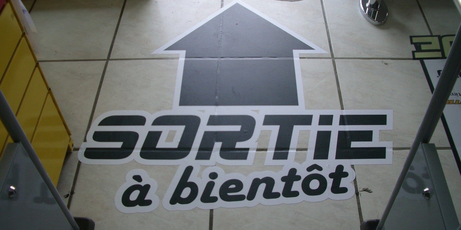 Marquage au sol