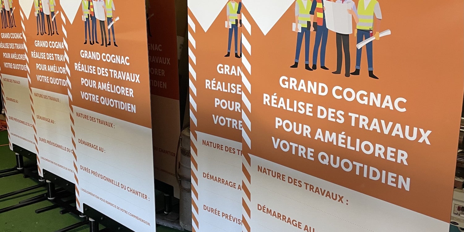Panneaux de chantier