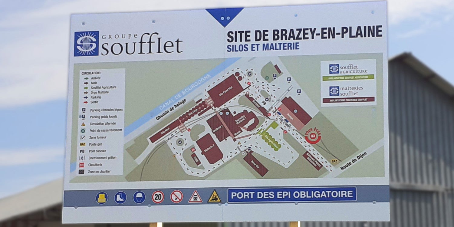 Panneaux de chantier