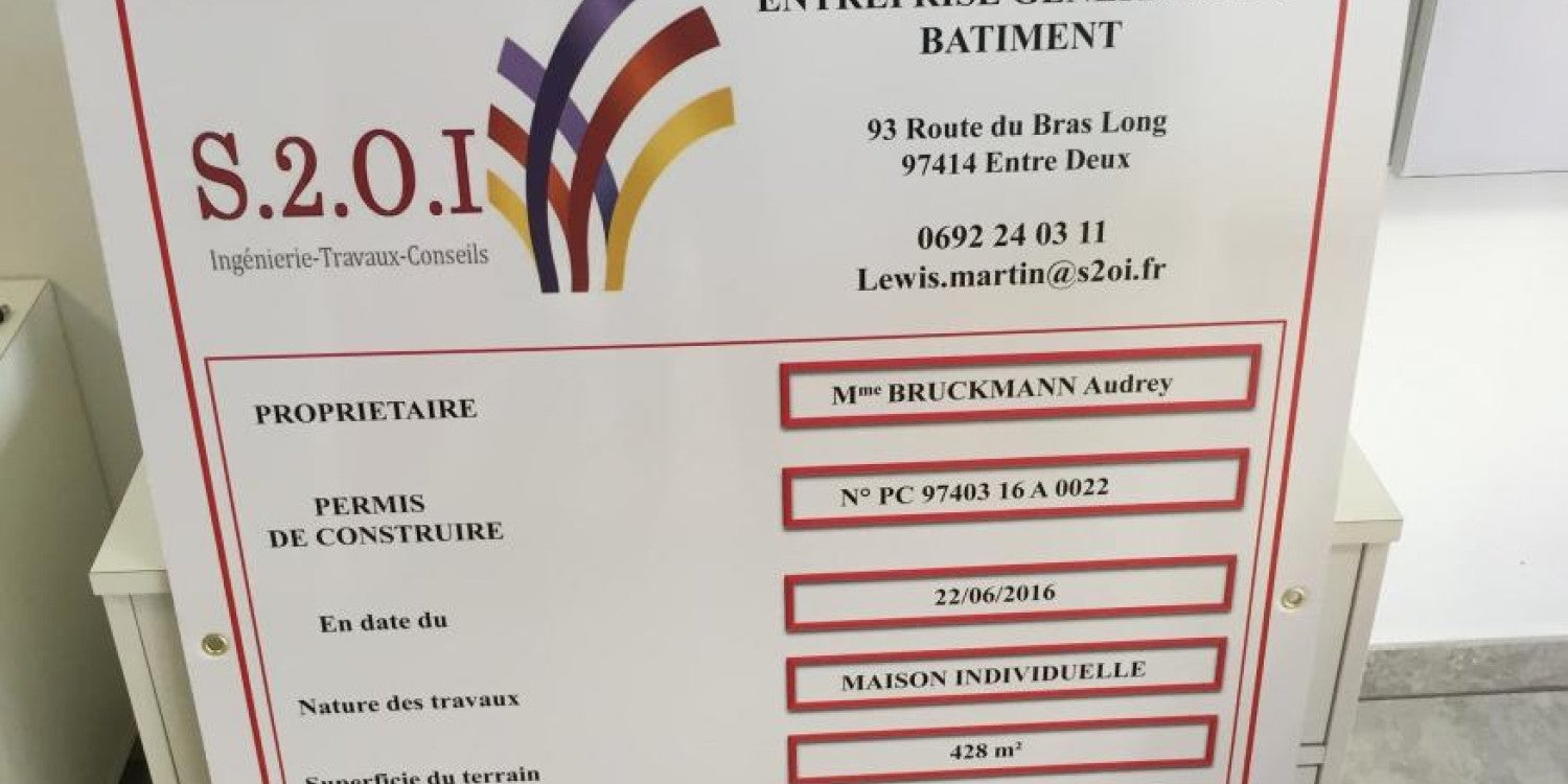 Panneaux de chantier