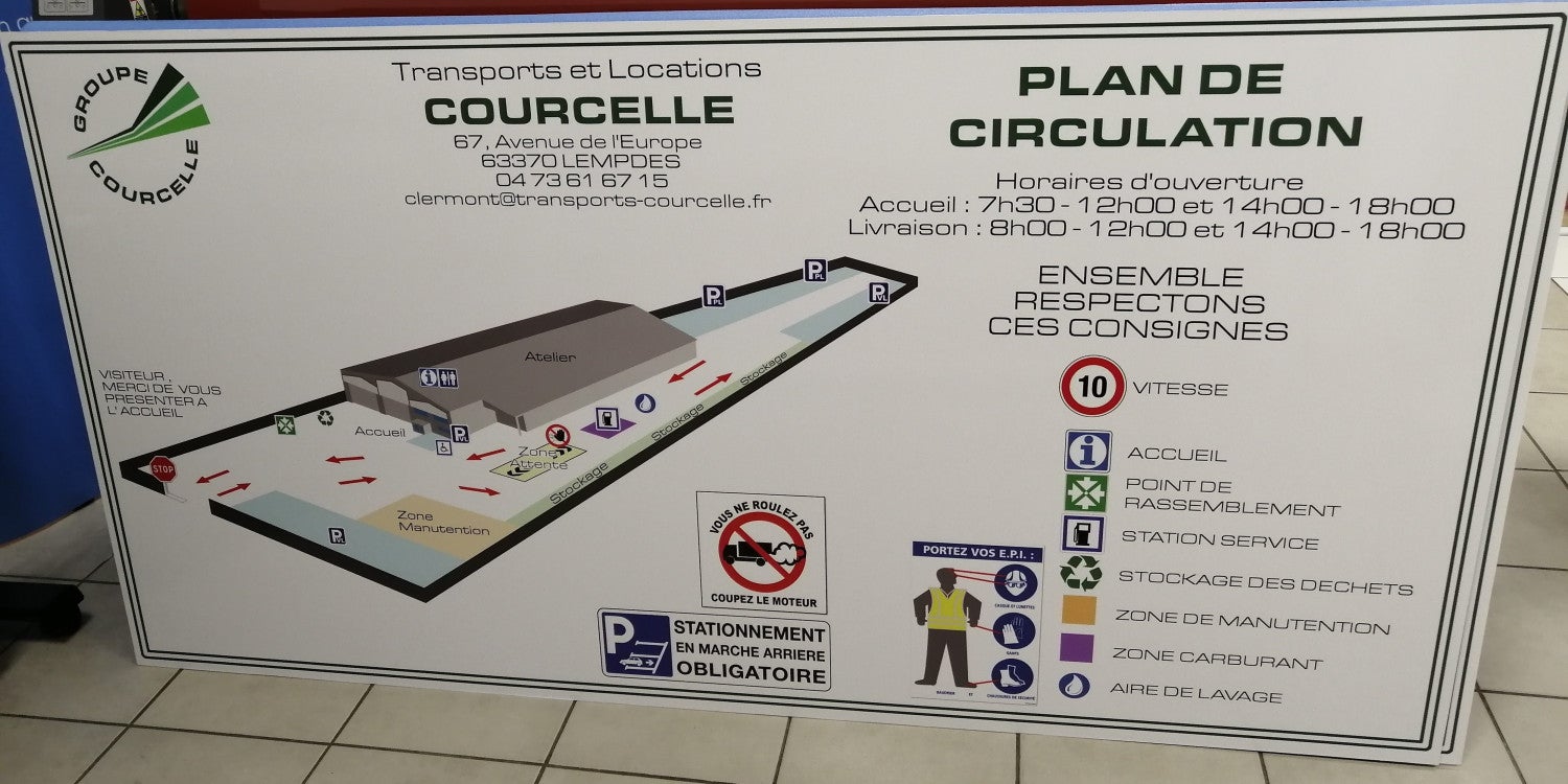 Panneaux de chantier