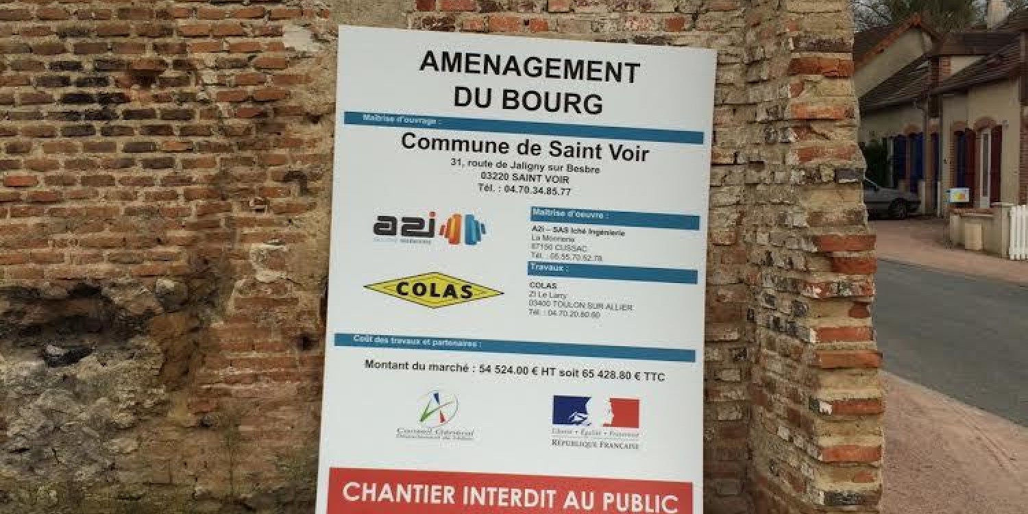 Panneaux de chantier