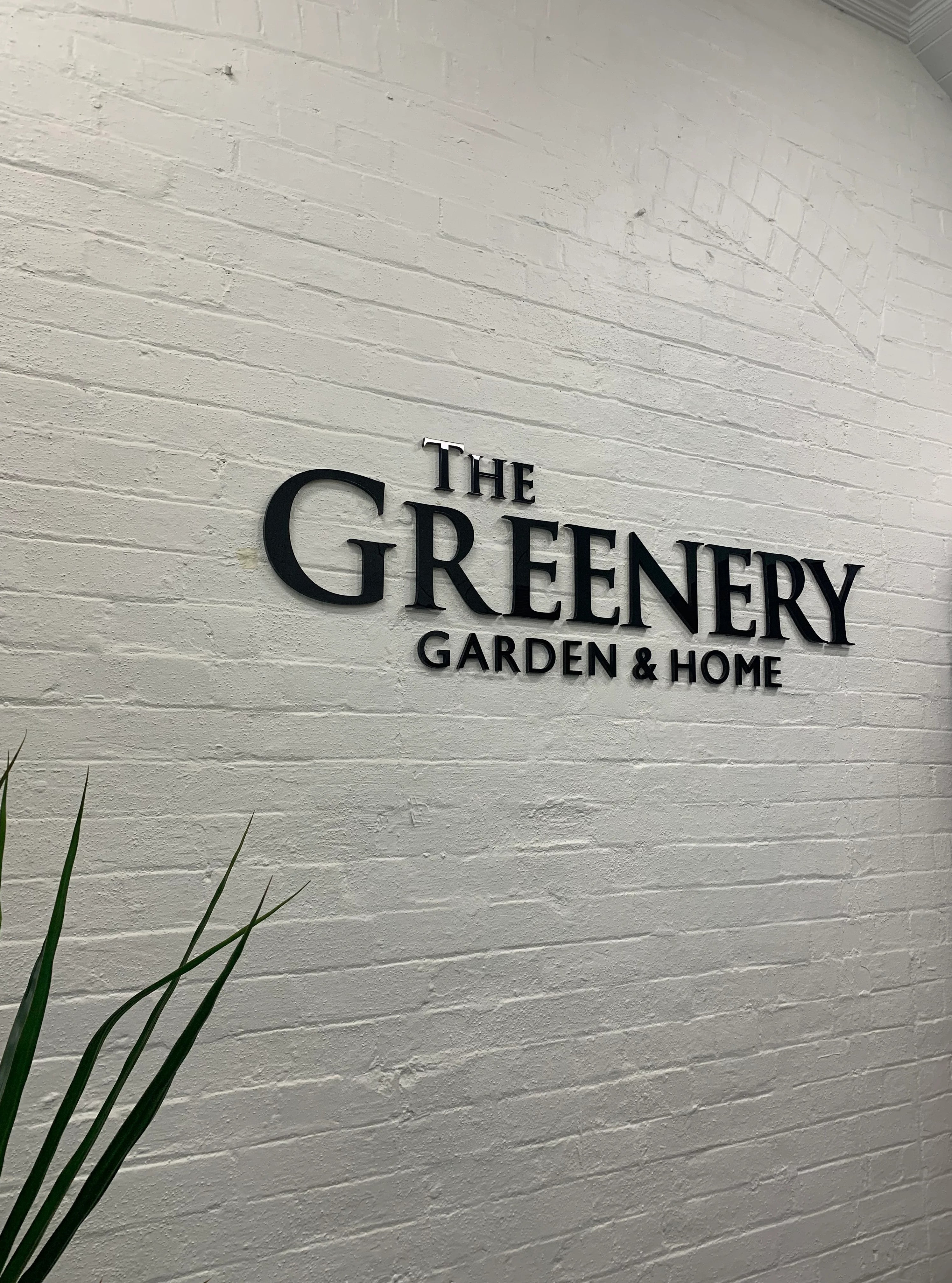 3D Signs & Window Graphics - The Greenery Garden & Home