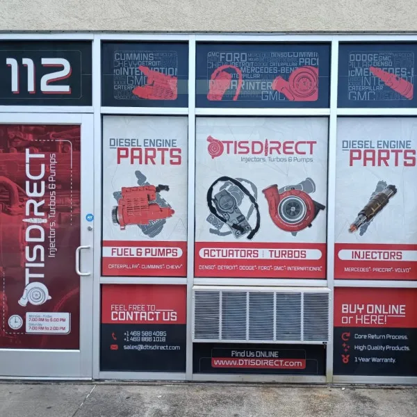 Storefront vinyl