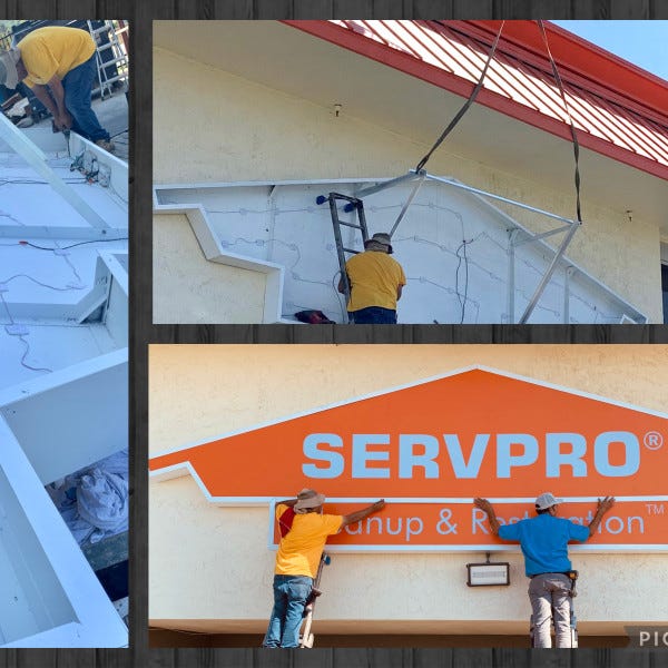 Custom Lit Logo Box Installation