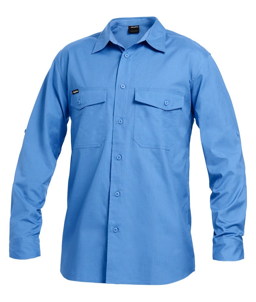 WORKCOOL 2 LIGHTWEIGHT RIPSTOP LONG SLEEVE WORK SHIRT