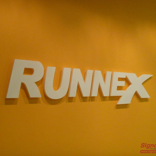 3D Acrylic Printed Vinyl Cut Out Lettering on