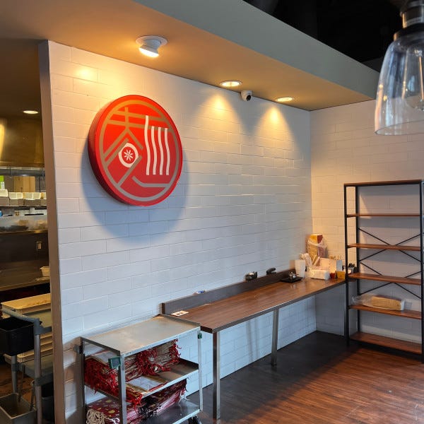 Custom wall cabinet for Doughzone, Redmond, WA