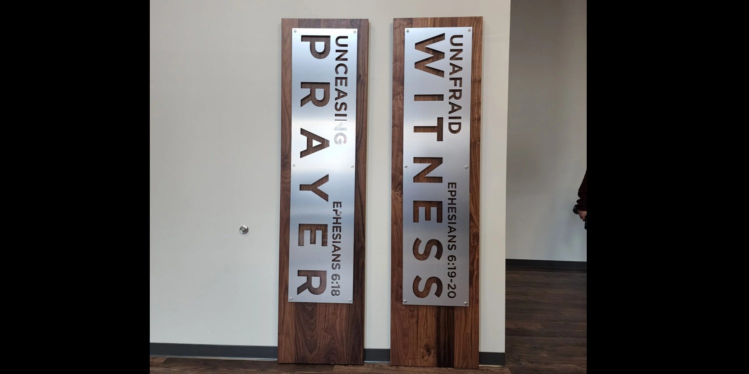 Laser Cut Metal Signs