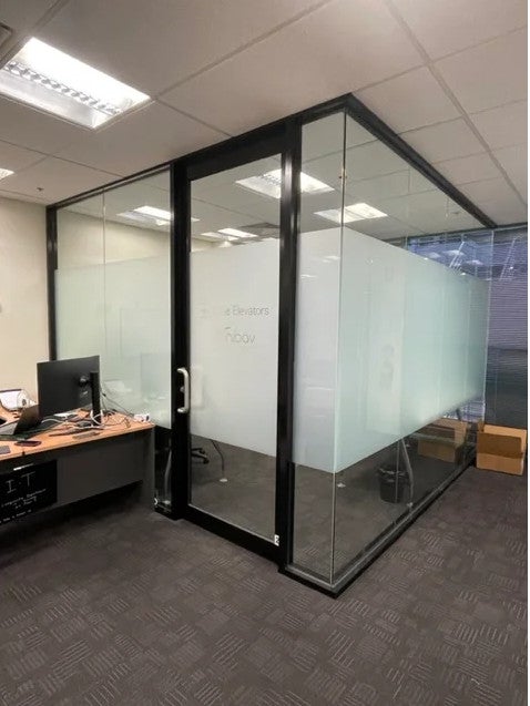 Office Frosting - Elite Elevators Corporation.