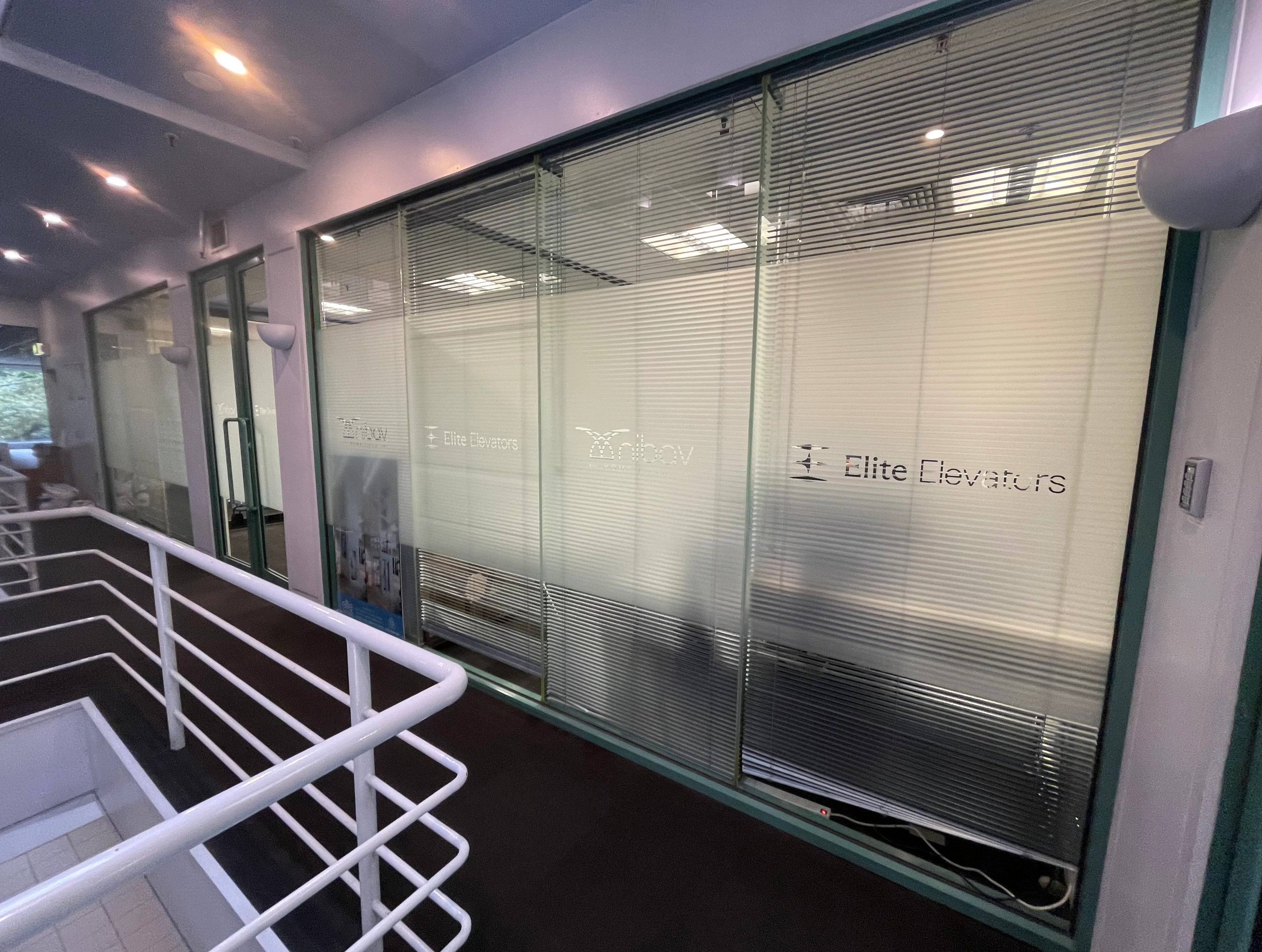Office Frosting - Elite Elevators Corporation.
